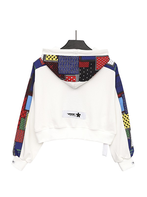 SUDADERA CORTA MULTICOLOR