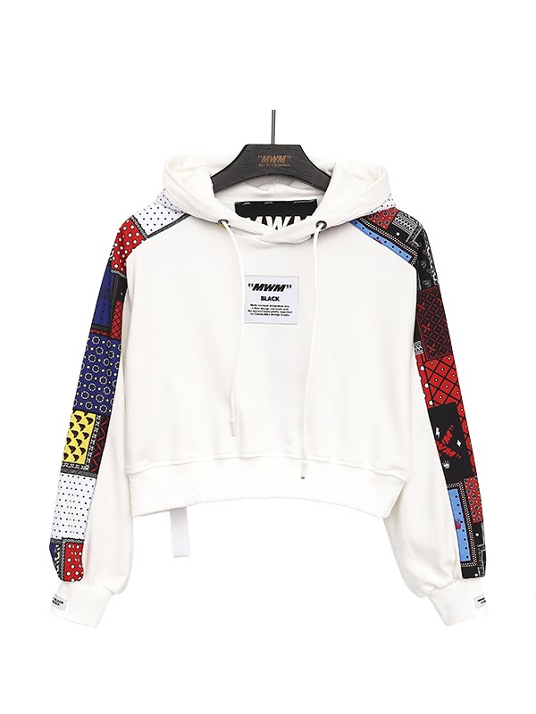 SUDADERA CORTA MULTICOLOR