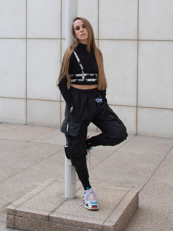 LOGO BELT SWEATER