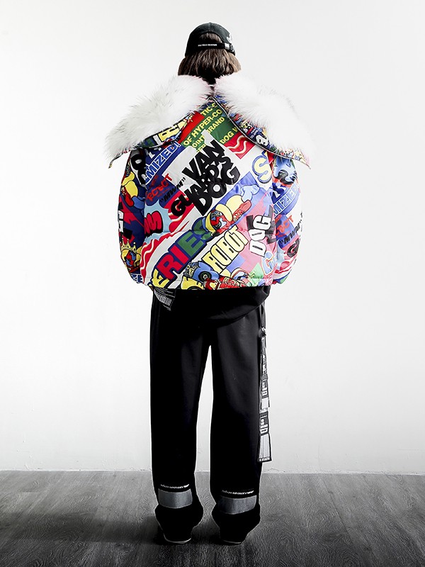 ABRIGO MULTICOLOR PUFFER