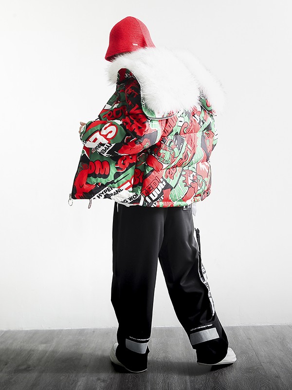 ABRIGO MULTICOLOR PUFFER