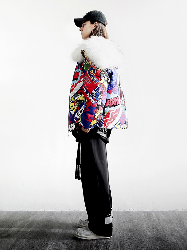 ABRIGO MULTICOLOR PUFFER