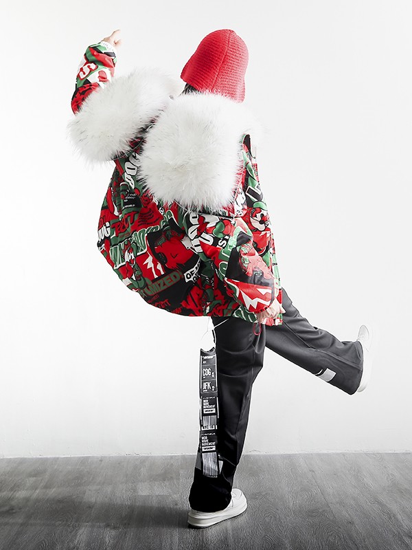 ABRIGO MULTICOLOR PUFFER