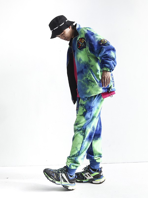 DOUBLE-FACED TIE DYE JACKET