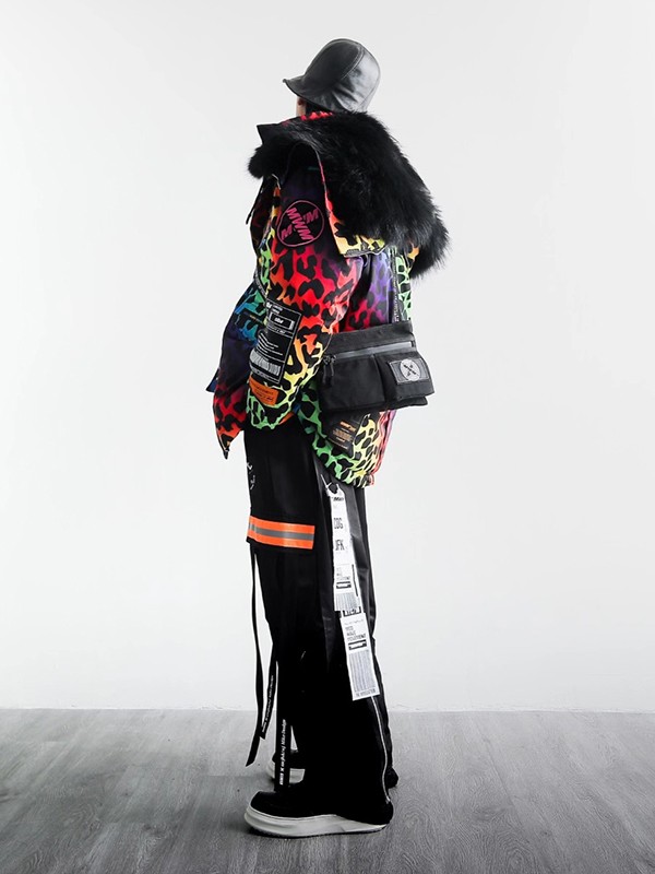 ABRIGO PARKA ANIMAL PRINT