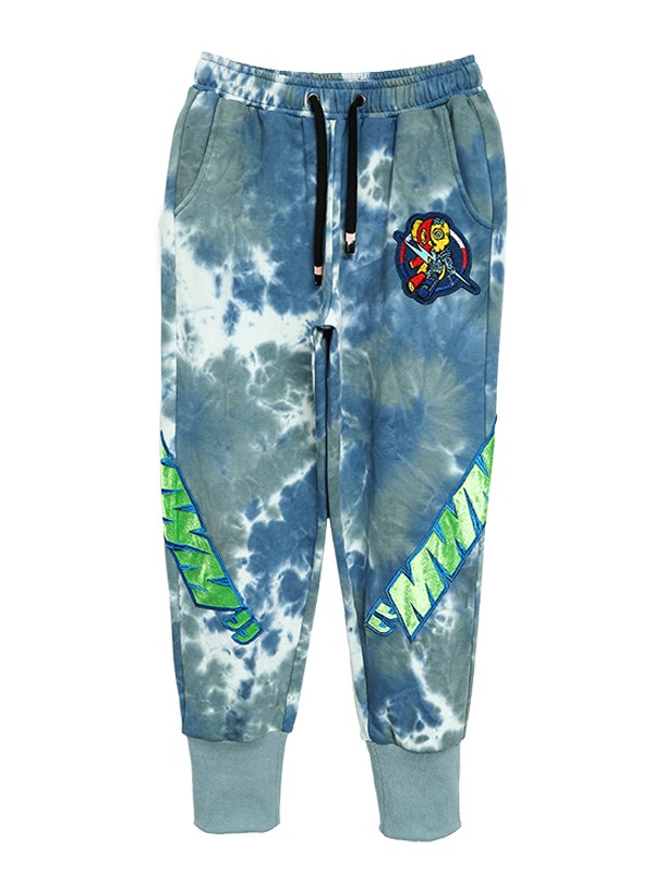 VANGUARD'S DOG TIE DYE PANTS