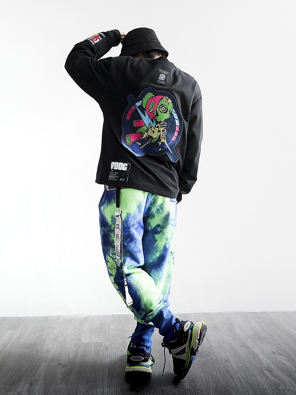 VANGUARD'S DOG TIE DYE PANTS