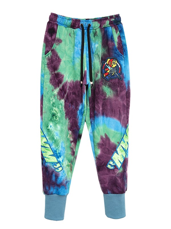 VANGUARD'S DOG TIE DYE PANTS