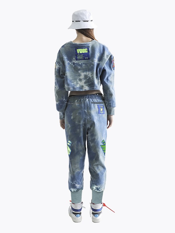 VANGUARD'S DOG TIE DYE PANTS