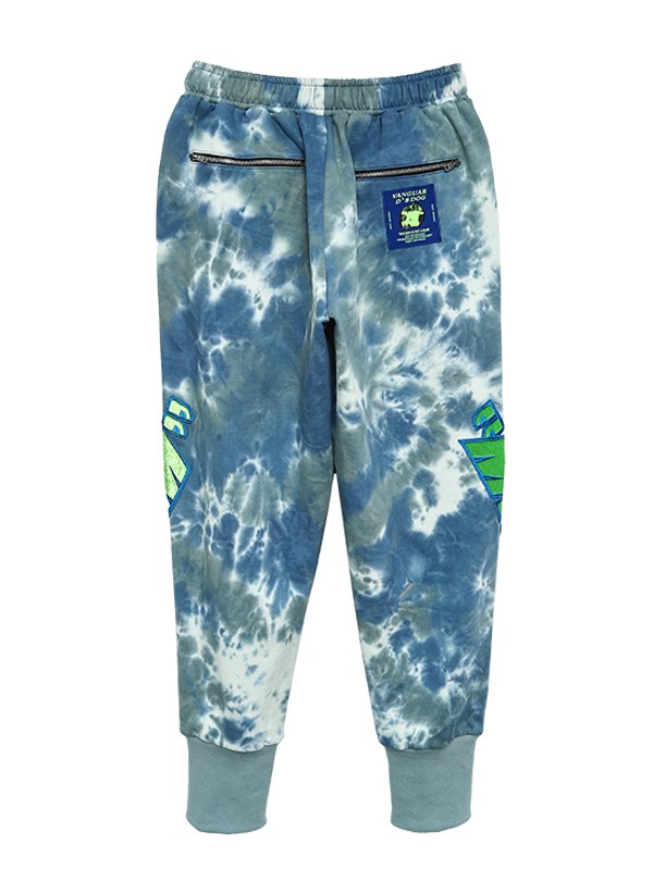 VANGUARD'S DOG TIE DYE PANTS