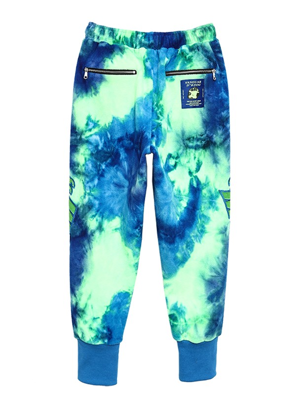 VANGUARD'S DOG TIE DYE PANTS