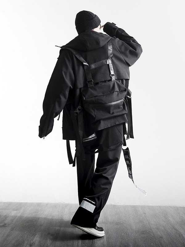 CHAQUETA TIRAS MULTIBOLSILLOS