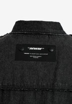 Camisa vaquera TEDDY de corte relajado con parches Teddy en frontal y espalda | MWM [PS_COLORS:BLACK]
