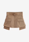 Sobrefalda con bolsillos laterales y cinturón ajustable | MWM [PS_COLORS:BEIGE]