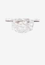 Top corsé en jacquard de chenilla con brillo y mangas caídas | MWM [PS_COLORS:IVORY]