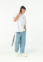 Camiseta de corte regular con motivo Eye MWM bordado en pecho y espalda | MWM [PS_COLORS:WHITE]