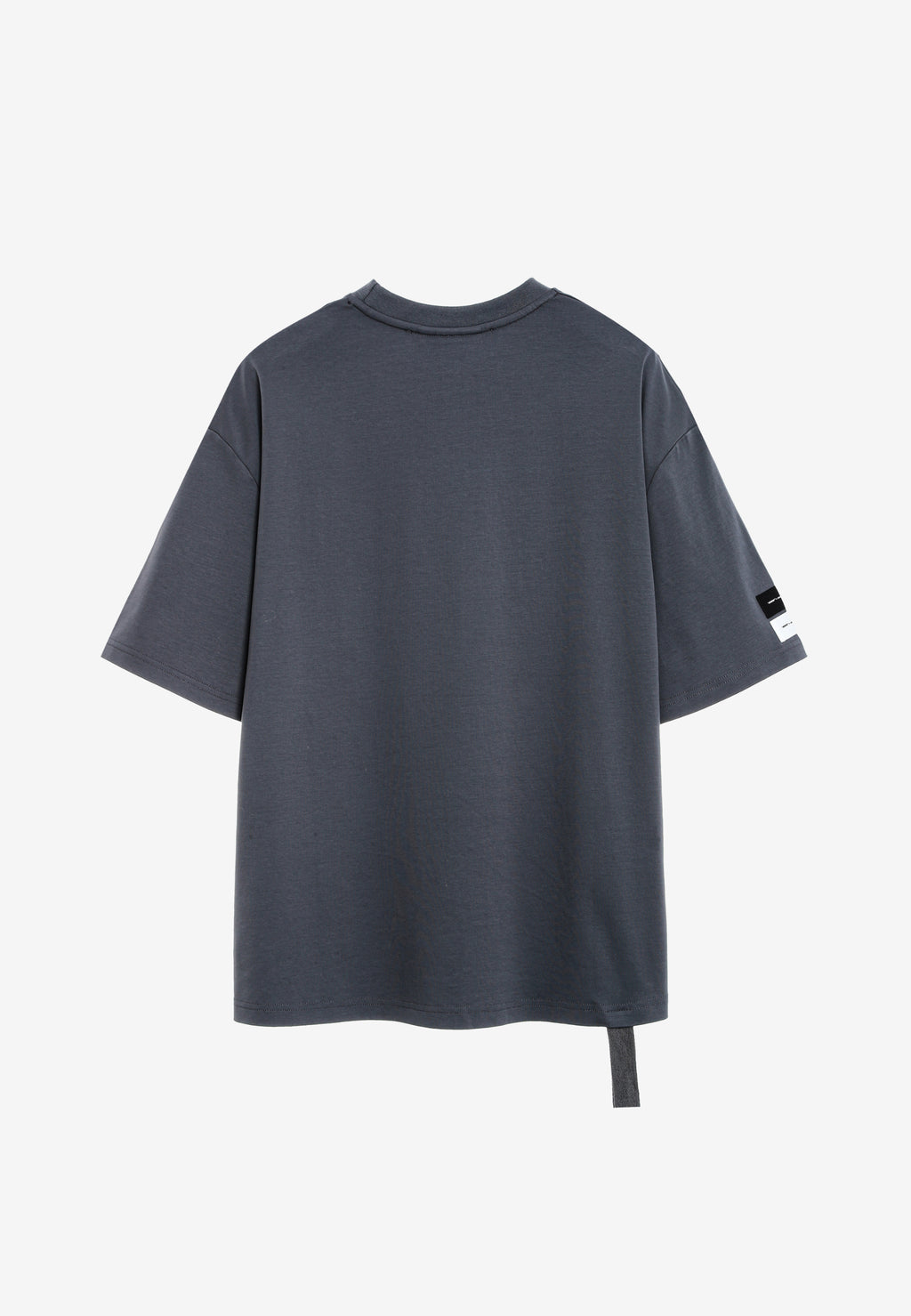 Camiseta Faces de algodón mercerizado con print de gran formato | MWM [PS_COLORS:GREY]