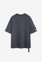 Camiseta Faces de algodón mercerizado con print de gran formato | MWM [PS_COLORS:GREY]