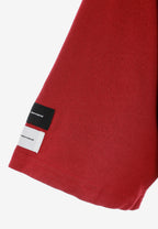 Camiseta oversize Iconic Logo con bordado Mod Wave Movement en hombros y espalda | MWM [PS_COLORS:BURGUNDY]