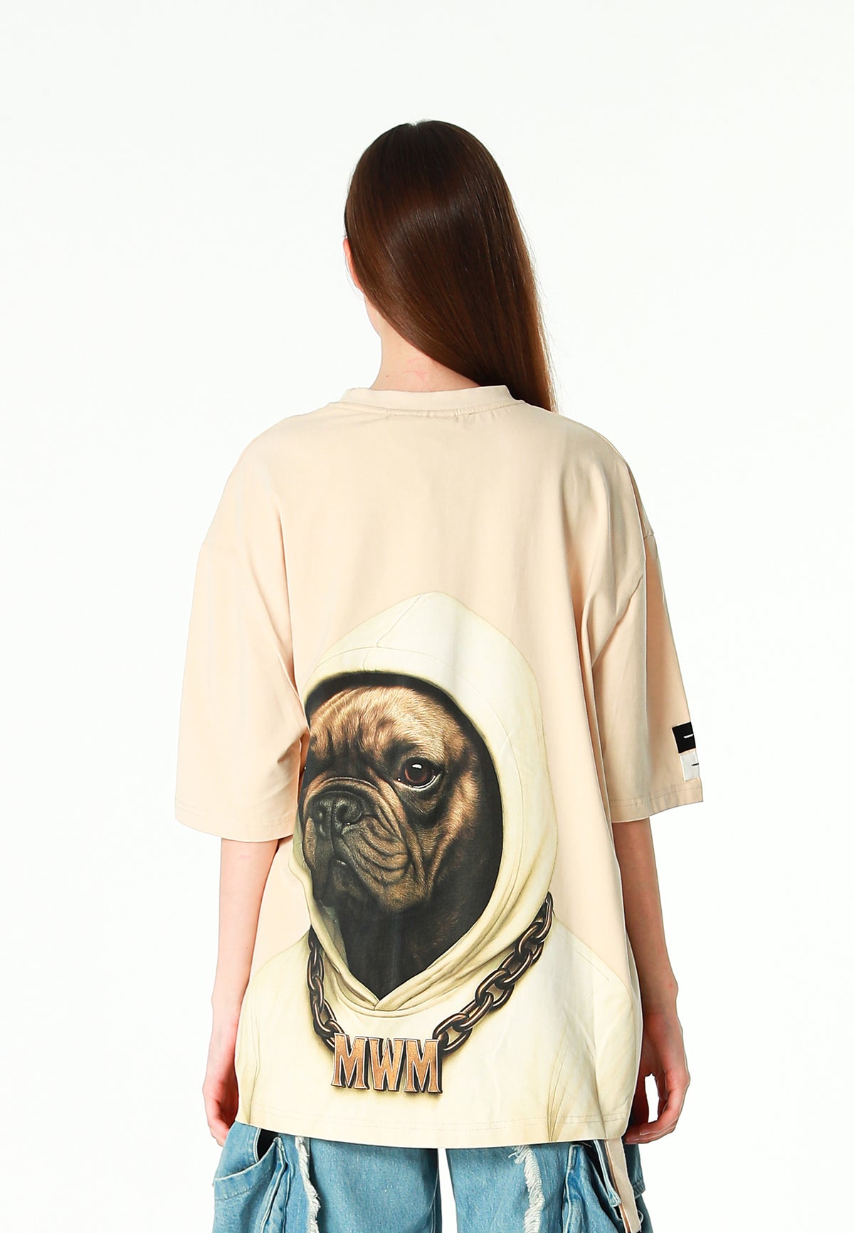 Camiseta oversize Vanguard Dogs Faces con print de bulldog en la espalda | MWM [PS_COLORS:UNASSIGNED]