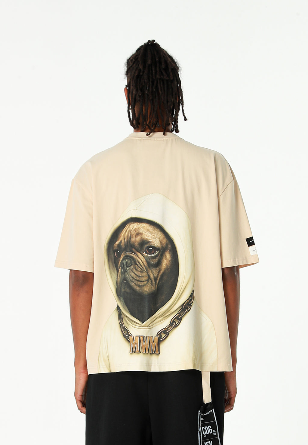 Camiseta oversize Vanguard Dogs Faces con print de bulldog en la espalda | MWM [PS_COLORS:UNASSIGNED]