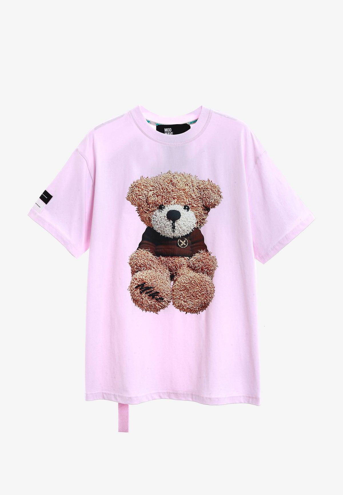 Camiseta TEDDY de corte regular con print Teddy en frontal y espalda | MWM [PS_COLORS:PINK]