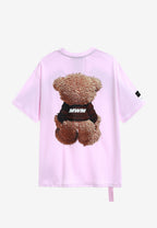 Camiseta TEDDY de corte regular con print Teddy en frontal y espalda | MWM [PS_COLORS:PINK]