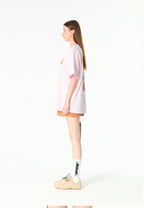 Camiseta TEDDY de corte regular con print Teddy en frontal y espalda | MWM [PS_COLORS:PINK]