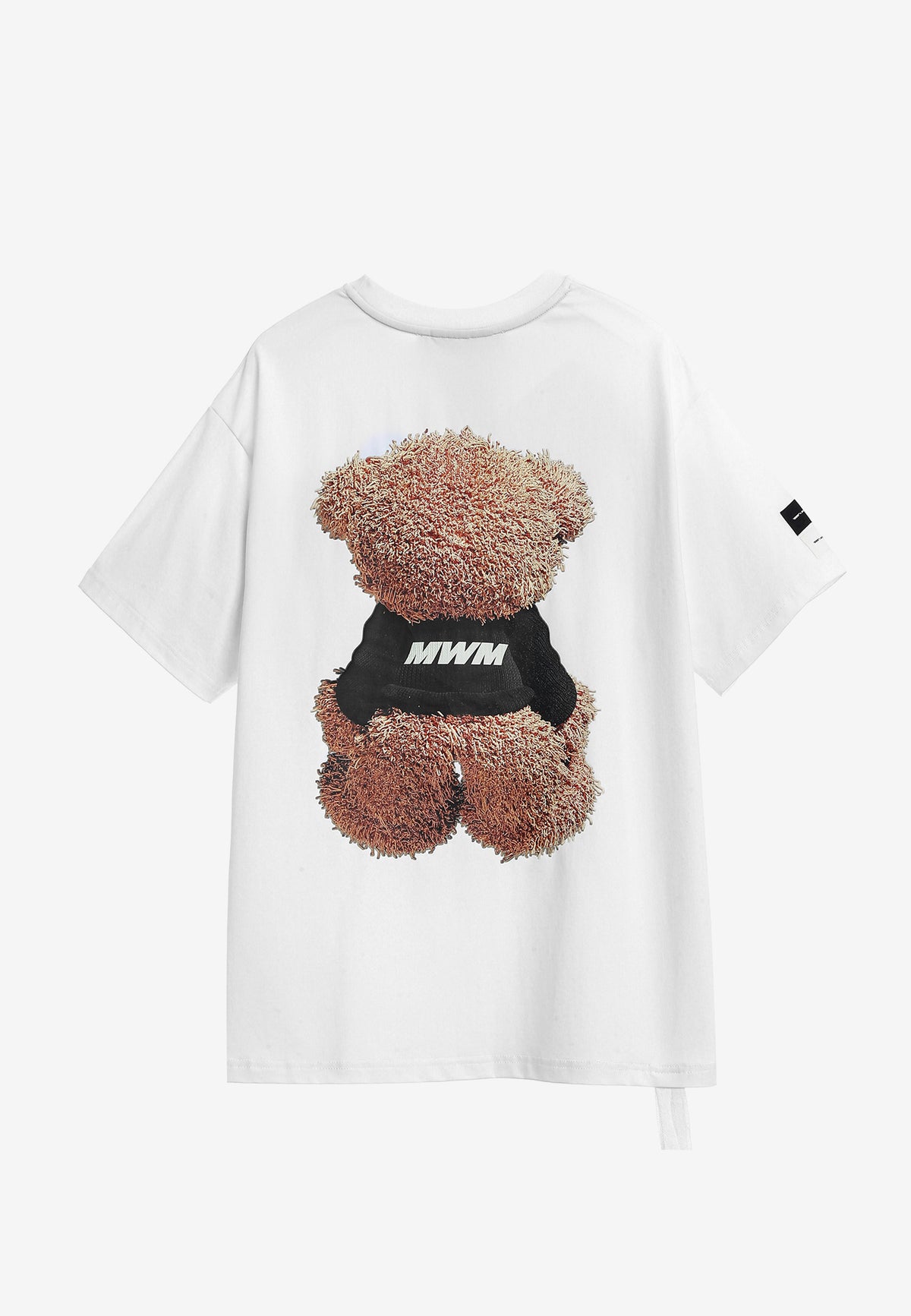 Camiseta TEDDY de corte regular con print Teddy en frontal y espalda | MWM [PS_COLORS:WHITE]
