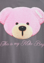 Camiseta TEDDY Mike Bag de corte regular con print en pecho y espalda | MWM [PS_COLORS:GREY]