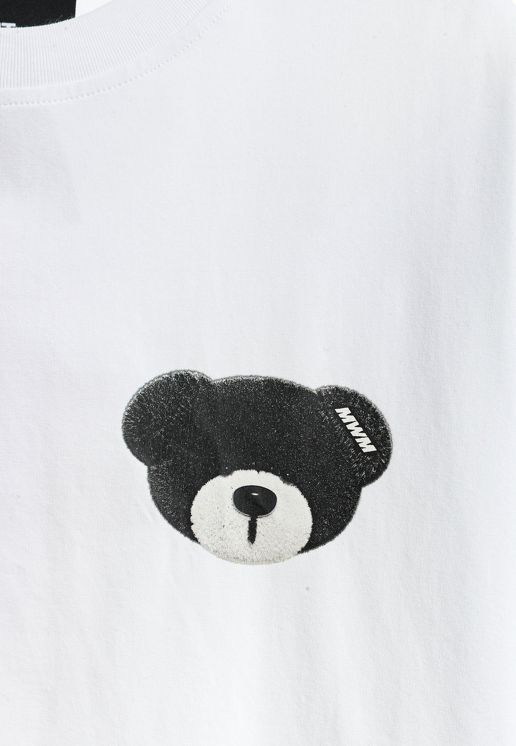 Camiseta TEDDY Mike Bag de corte regular con print en pecho y espalda | MWM [PS_COLORS:WHITE]