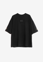 Camiseta Wings de corte relajado con alas de tachuelas en la espalda | MWM [PS_COLORS:BLACK]