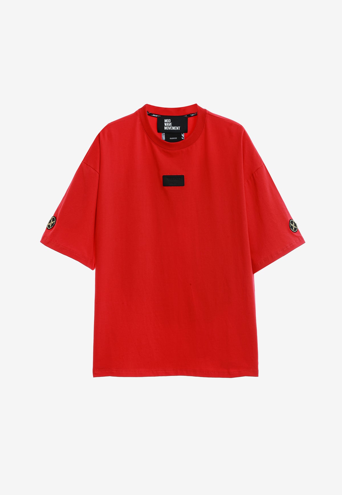Camiseta Wings de corte relajado con alas de tachuelas en la espalda | MWM [PS_COLORS:RED]