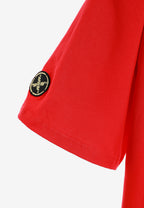 Camiseta Wings de corte relajado con alas de tachuelas en la espalda | MWM [PS_COLORS:RED]