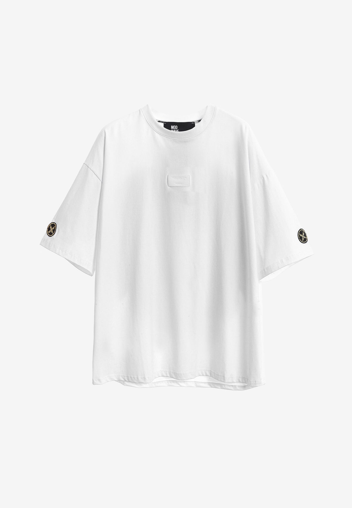 Camiseta Wings de corte relajado con alas de tachuelas en la espalda | MWM [PS_COLORS:WHITE]