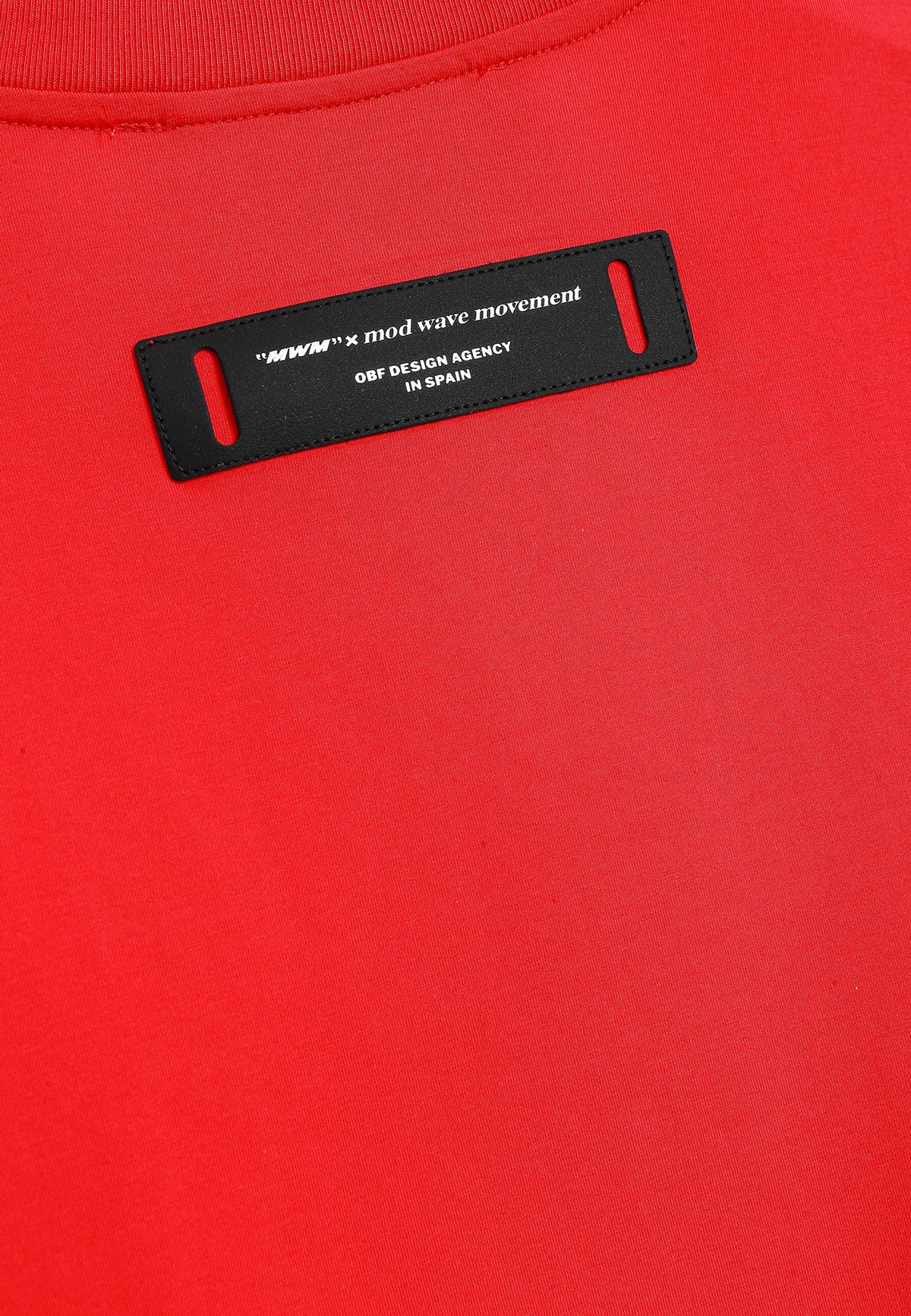 Camiseta Wings de corte relajado con parches Mini Wings en las mangas | MWM [PS_COLORS:RED]