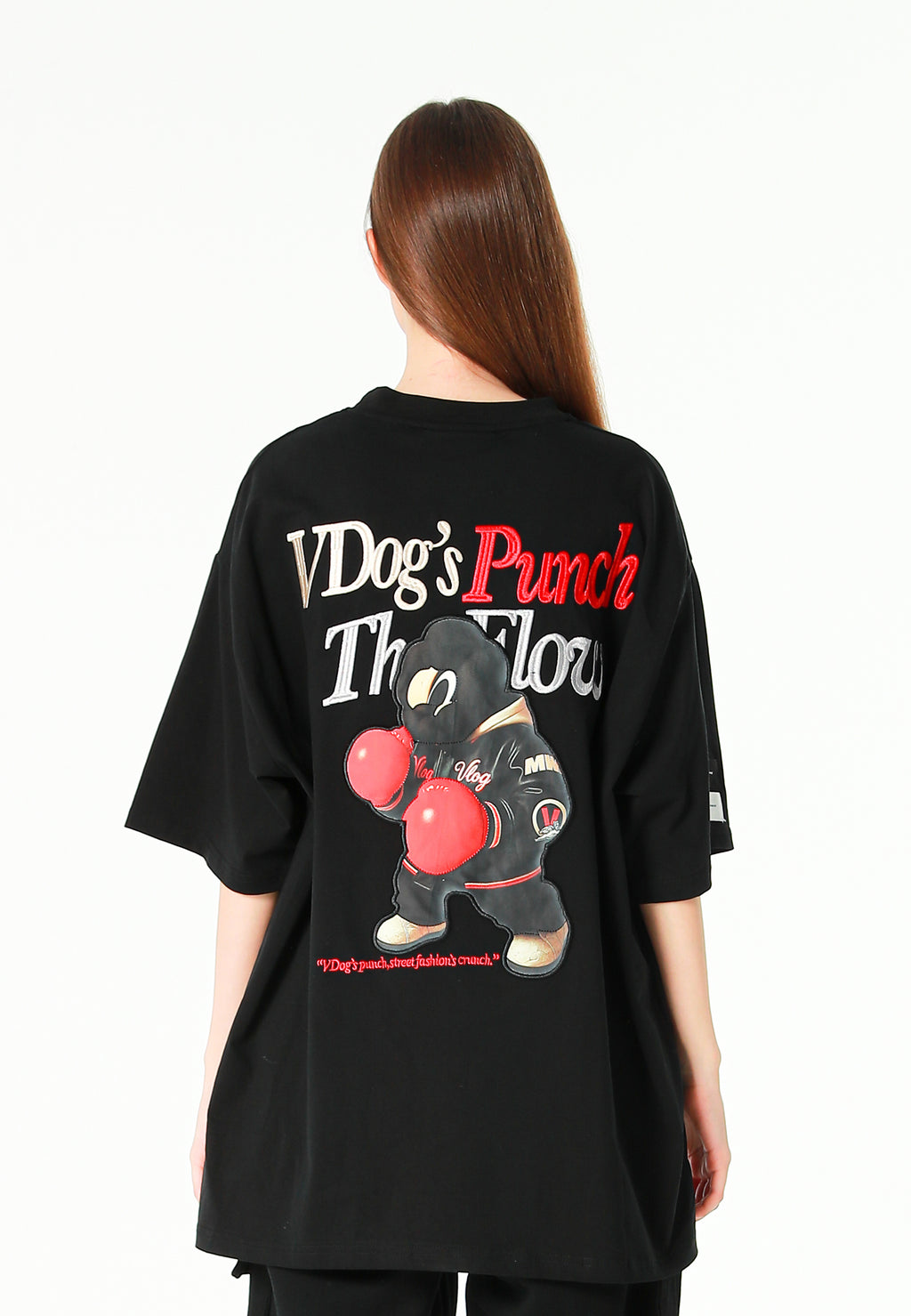 Camiseta Vanguard Dogs Punch de corte regular con print 3D en la espalda | MWM [PS_COLORS:BLACK]