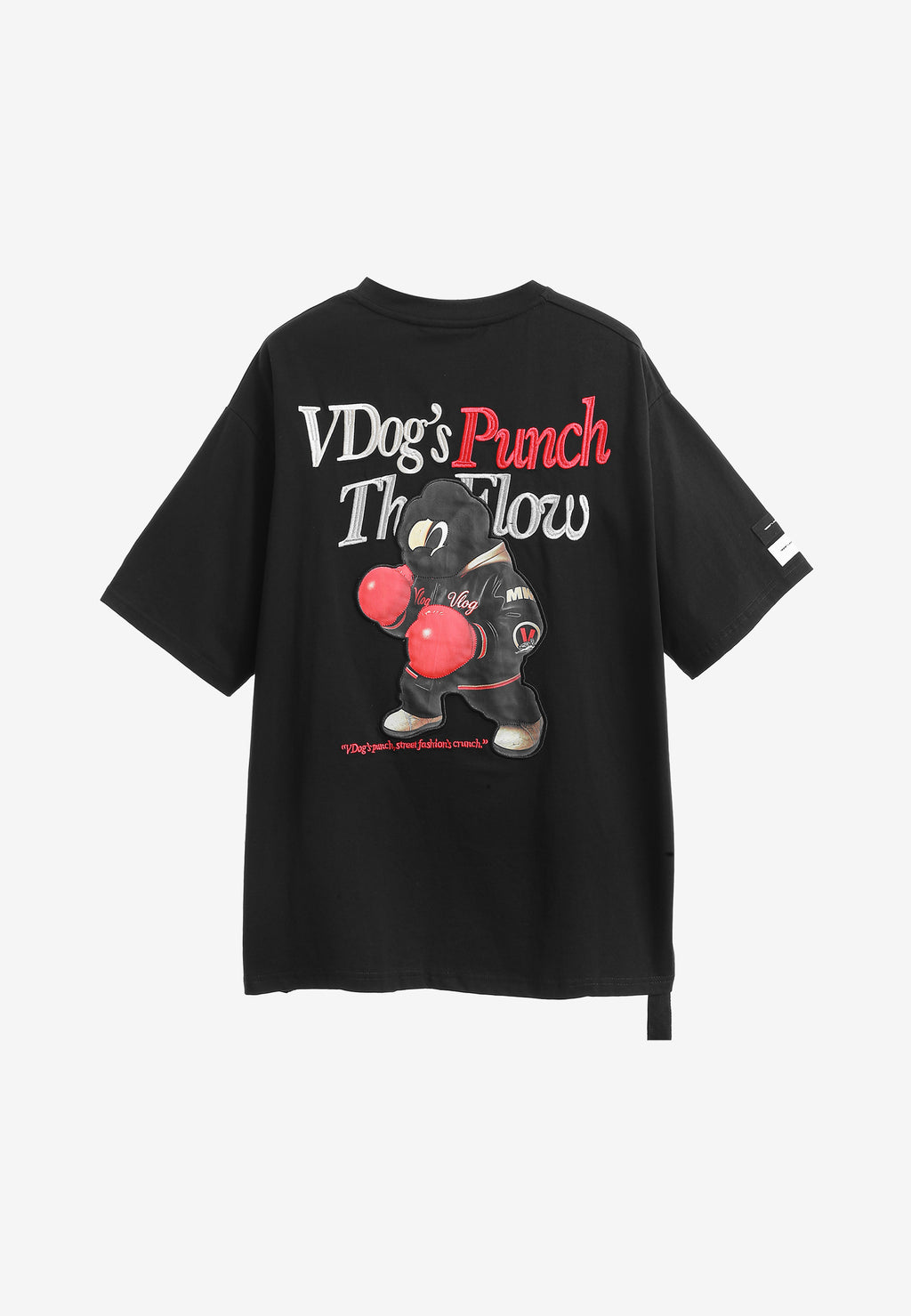 Camiseta Vanguard Dogs Punch de corte regular con print 3D en la espalda | MWM [PS_COLORS:BLACK]