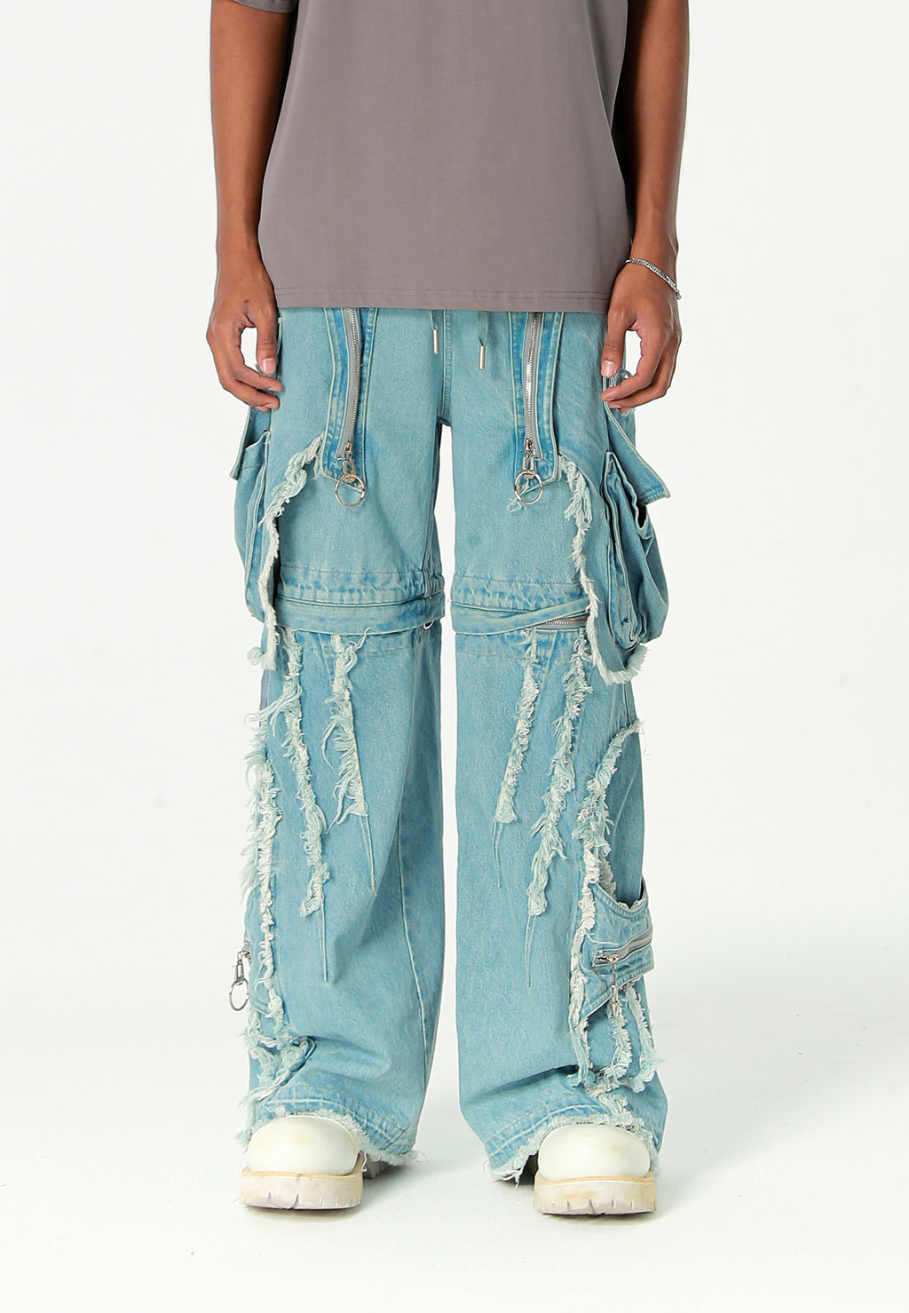 Pantalón cargo Vanguard Dogs de pierna ancha convertible en bermuda | MWM [PS_COLORS:UNASSIGNED]