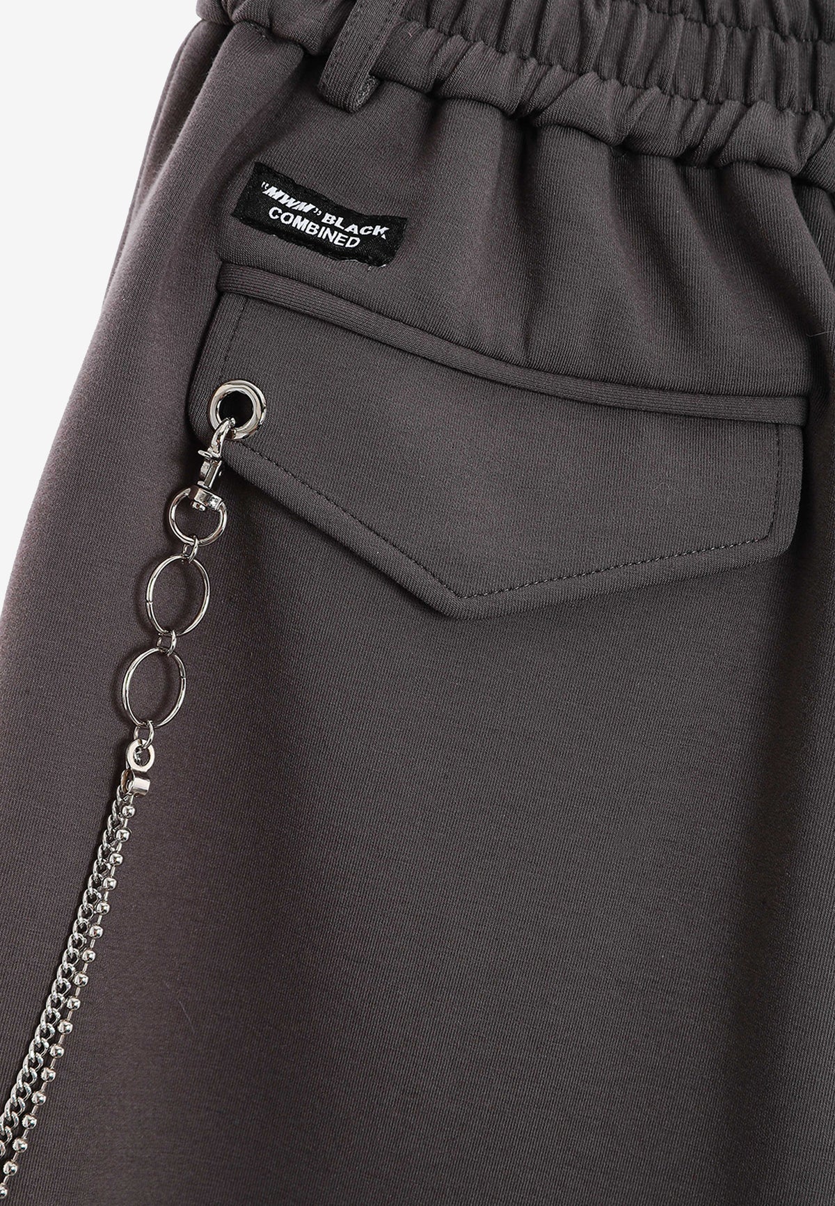 Pantalón Básico con pinzas, bajos ajustables y cadena lateral | MWM [PS_COLORS:GREY]