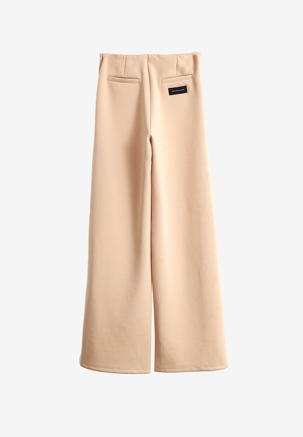 Pantalón palazzo de mujer de pierna ancha con efecto faja | MWM [PS_COLORS:BEIGE]