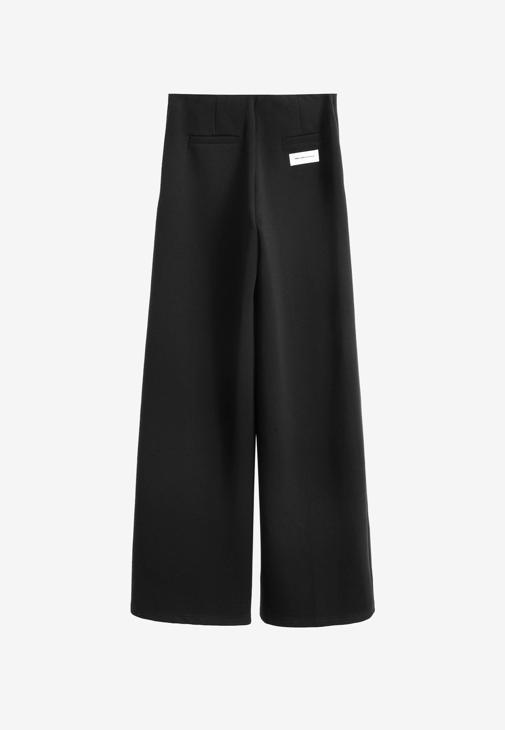 Pantalón palazzo de mujer de pierna ancha con efecto faja | MWM [PS_COLORS:BLACK]