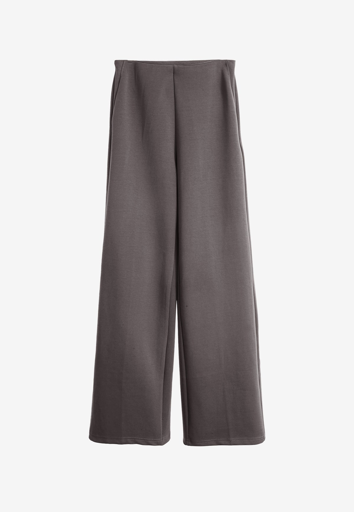 Pantalón palazzo de mujer de pierna ancha con efecto faja | MWM [PS_COLORS:GREY]