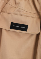 Pantalón cargo de corte relajado con doble cintura y bolsillos laterales | MWM [PS_COLORS:BEIGE]