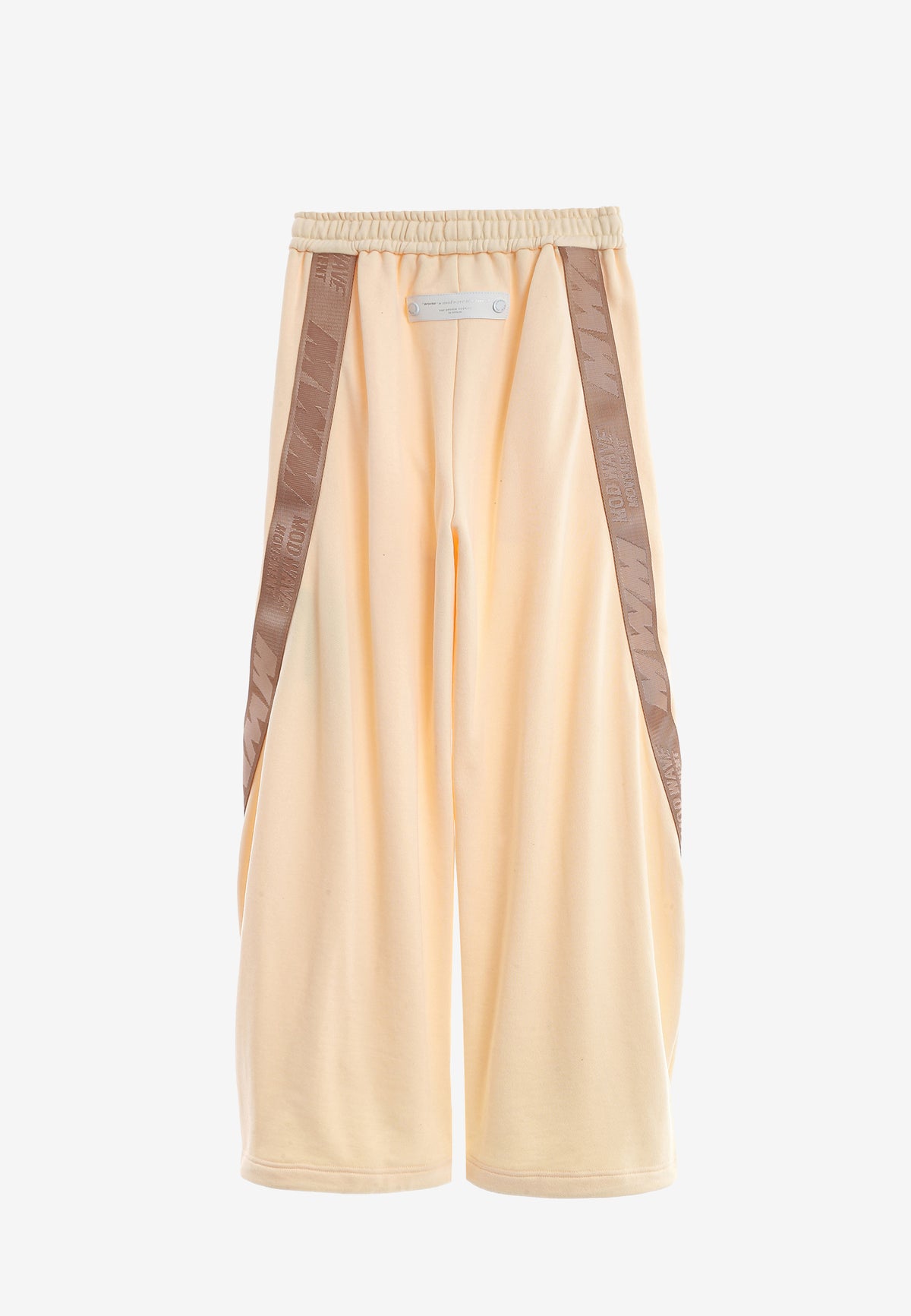 Pantalón barrel con cintas asimétricas MWM y bajos ajustables | MWM [PS_COLORS:BEIGE]