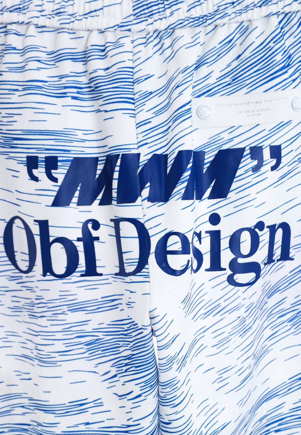 Pantalón jogger con paisaje alpino full-print y cintura elástica | MWM [PS_COLORS:BLUE]