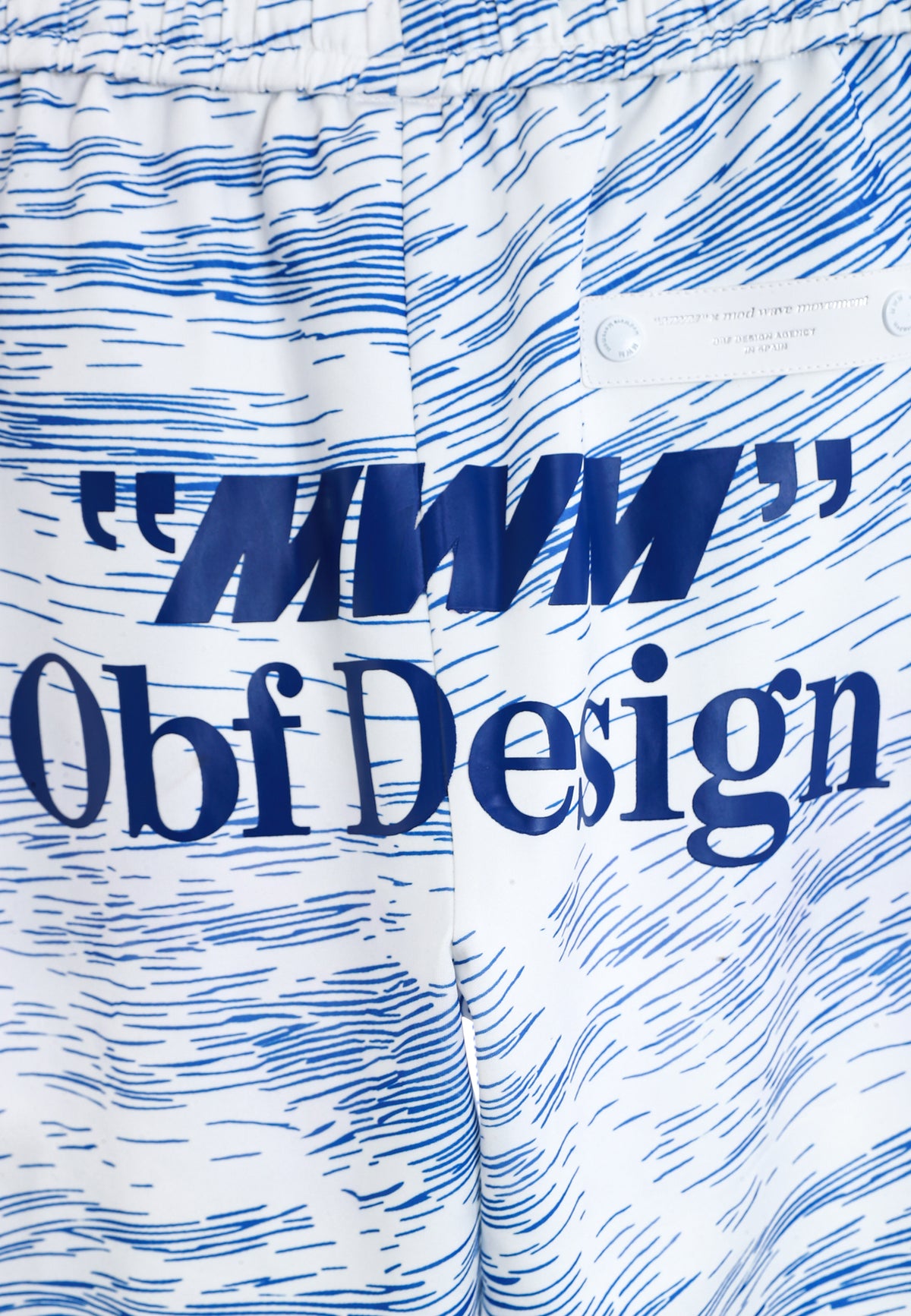 Pantalón jogger con paisaje alpino full-print y cintura elástica | MWM [PS_COLORS:BLUE]