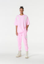 Pantalón jogger Wings con parches de estrellas y cadena lateral | MWM [PS_COLORS:PINK]