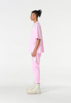 Pantalón jogger Wings con parches de estrellas y cadena lateral | MWM [PS_COLORS:PINK]