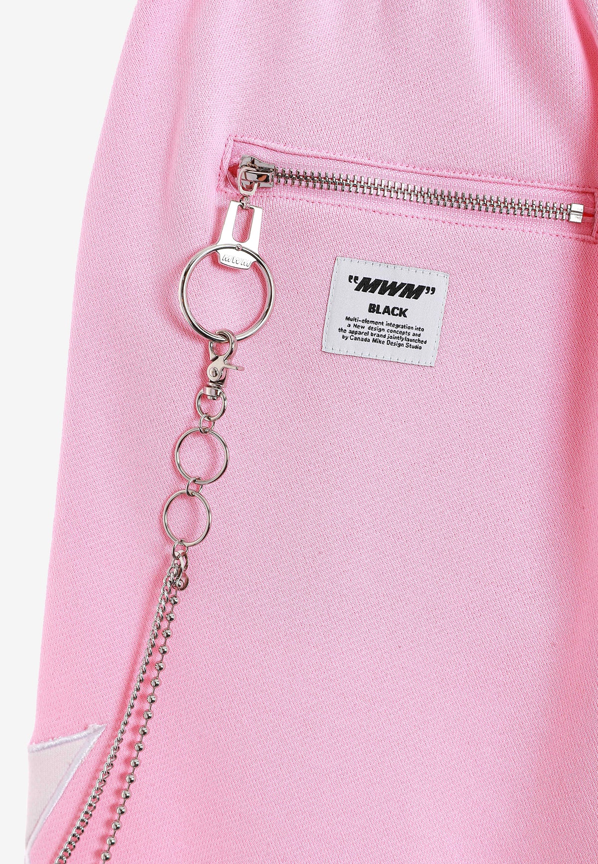 Pantalón jogger Wings con parches de estrellas y cadena lateral | MWM [PS_COLORS:PINK]
